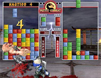 See, if you drop the green block into that little hole, your midget fighter will throw an uppercut.